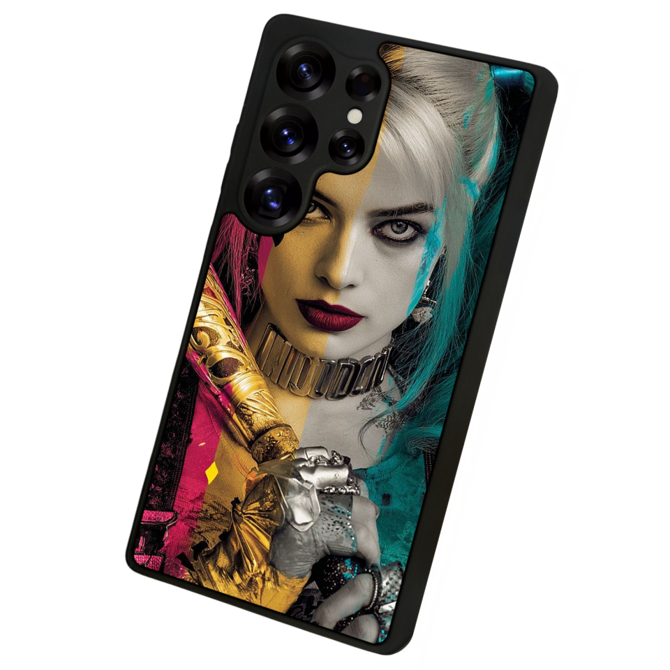 Samsung Galaxy S25 Ultra Uyumlu HarleyQueen Tasarımlı Glossy Premium Kılıf