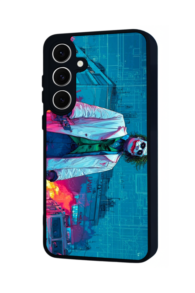 Samsung Galaxy S24 FE Uyumlu Joker Tasarımlı Glossy Premium Kılıf