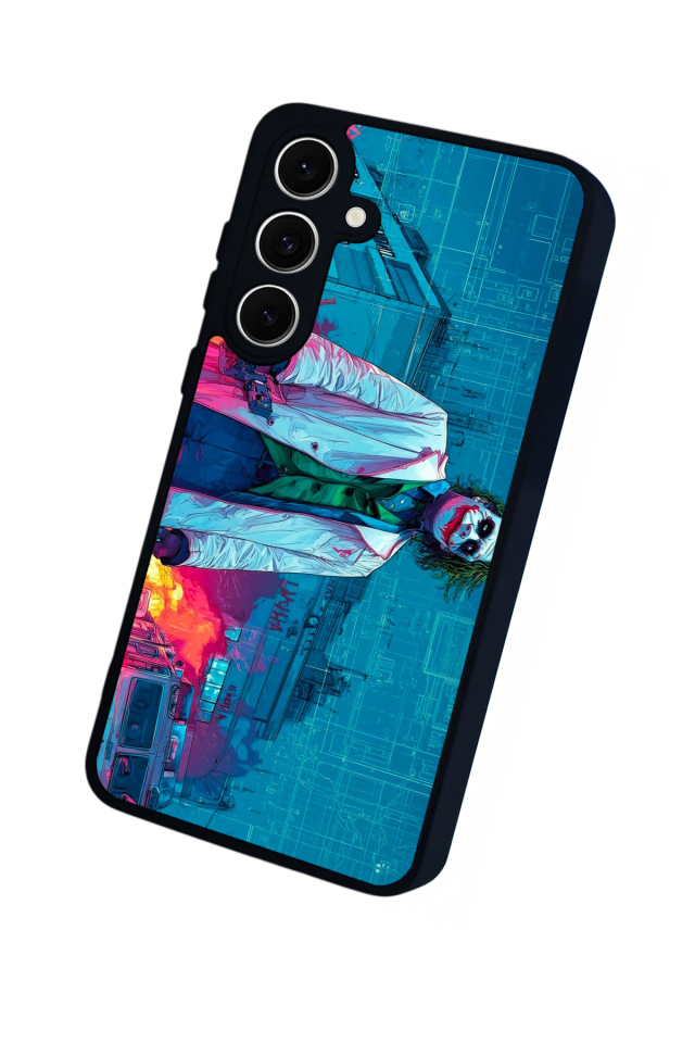 Samsung Galaxy S24 FE Uyumlu Joker Tasarımlı Glossy Premium Kılıf