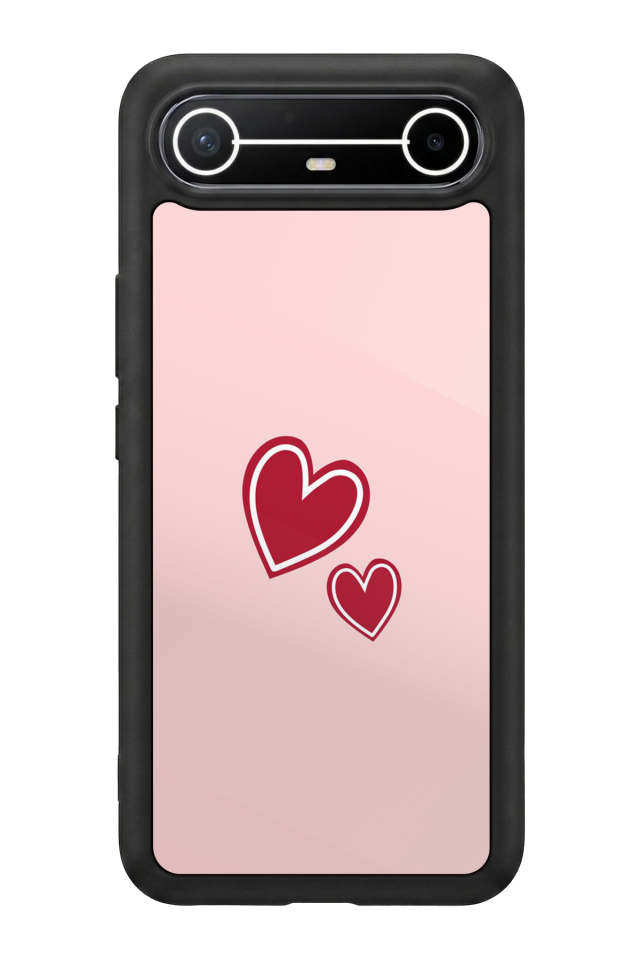 Tecno Spark Slim 5G Uyumlu Kalp Love Tasarımlı Glossy Premium Kılıf