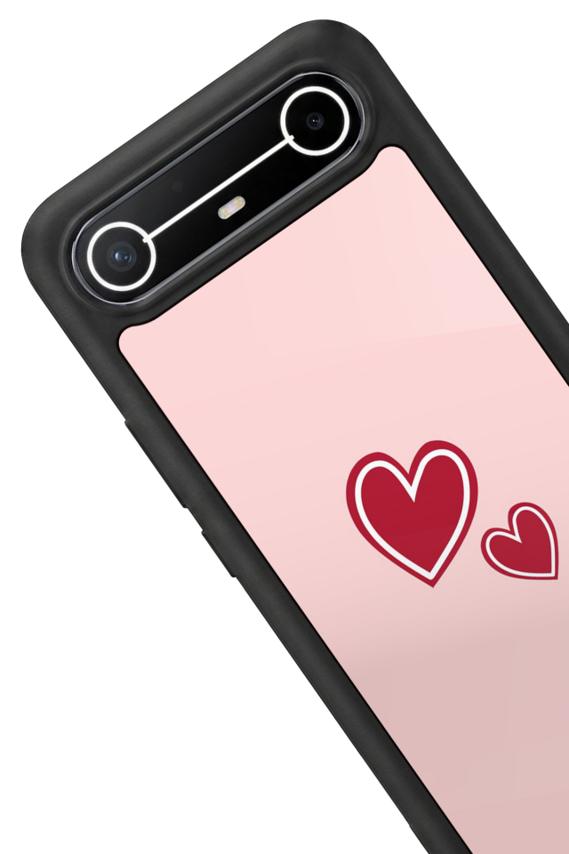 Tecno Spark Slim 5G Uyumlu Kalp Love Tasarımlı Glossy Premium Kılıf