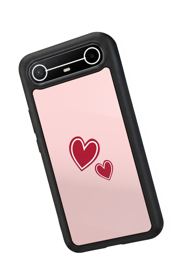 Tecno Spark Slim 5G Uyumlu Kalp Love Tasarımlı Glossy Premium Kılıf