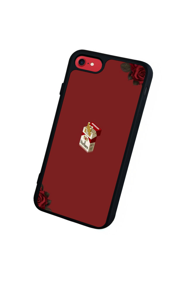 iPhone 7 Uyumlu Kirmizi Tasarımlı Glossy Premium Kılıf