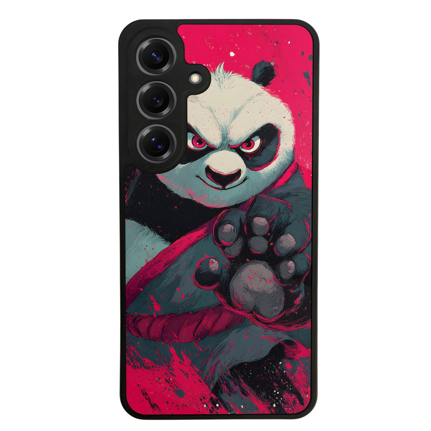 Samsung Galaxy S25 Uyumlu Kung Fu Panda Tasarımlı Glossy Premium Kılıf