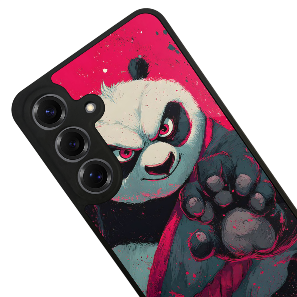 Samsung Galaxy S25 Uyumlu Kung Fu Panda Tasarımlı Glossy Premium Kılıf