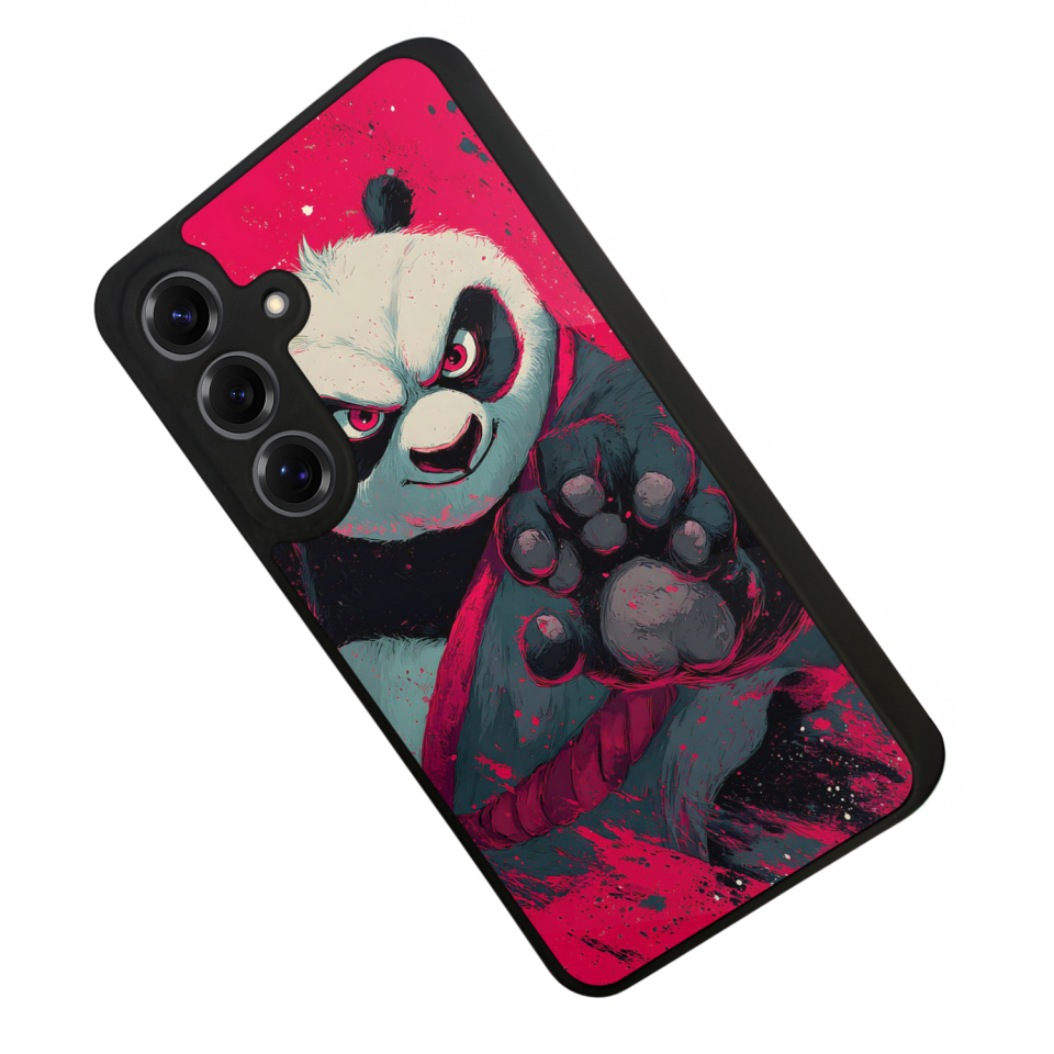 Samsung Galaxy S25 Uyumlu Kung Fu Panda Tasarımlı Glossy Premium Kılıf