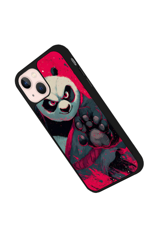 iPhone 13/14 Uyumlu Kung Fu Panda Tasarımlı Glossy Premium Kılıf