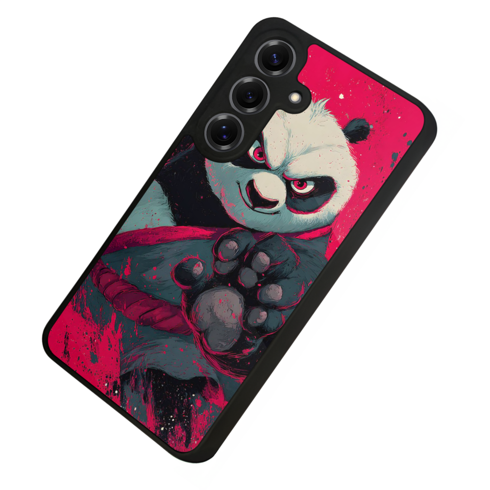 Samsung Galaxy S25 Uyumlu Kung Fu Panda Tasarımlı Glossy Premium Kılıf