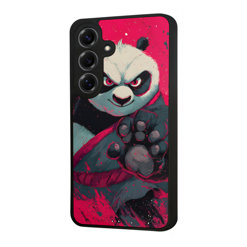 Samsung Galaxy S25 Uyumlu Kung Fu Panda Tasarımlı Glossy Premium Kılıf