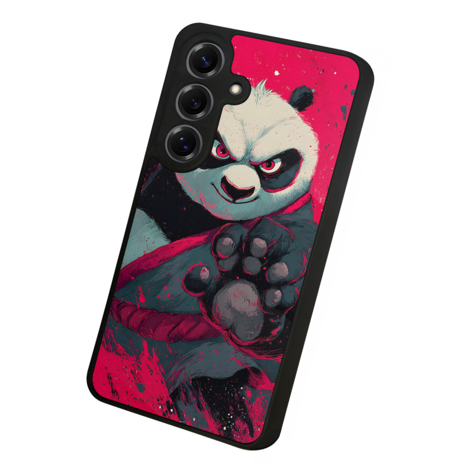 Samsung Galaxy S25 Uyumlu Kung Fu Panda Tasarımlı Glossy Premium Kılıf