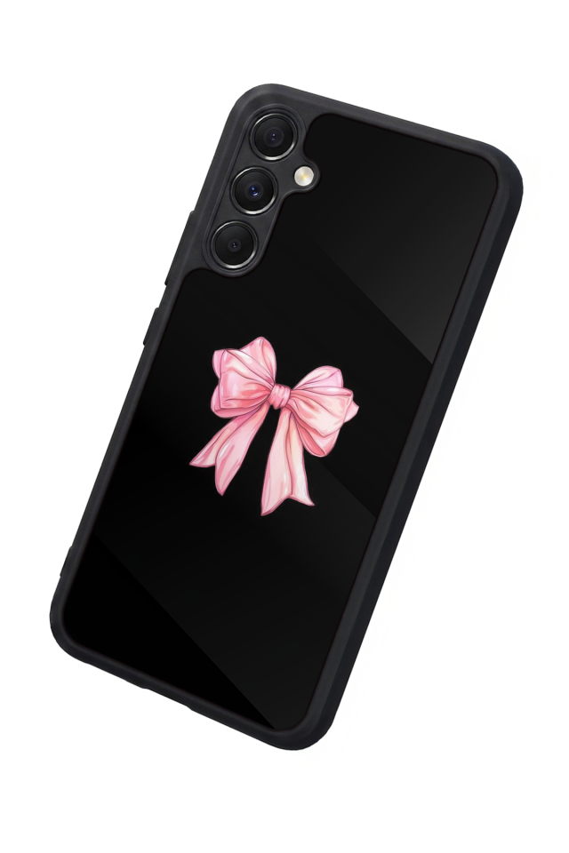 Samsung Galaxy A34 Uyumlu Kurdele Tasarımlı Glossy Premium Kılıf