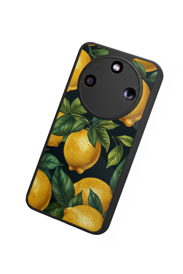Honor Magic 8 Lite Uyumlu Limon Tasarımlı Glossy Premium Kılıf