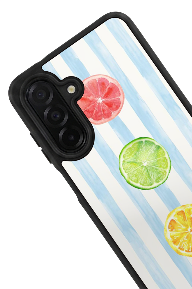 Samsung Galaxy A36 Uyumlu Limon Tasarımlı Glossy Premium Kılıf