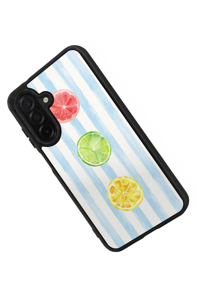 Samsung Galaxy A36 Uyumlu Limon Tasarımlı Glossy Premium Kılıf