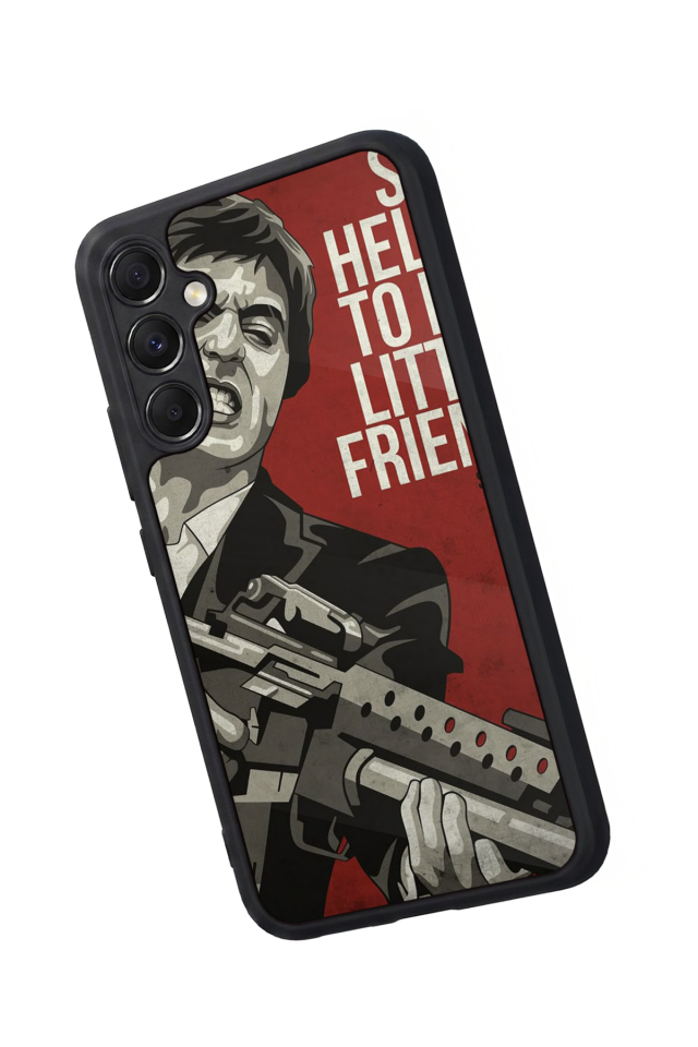 Samsung Galaxy M34 Uyumlu Scarface Tasarımlı Glossy Premium Kılıf