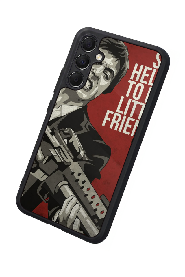 Samsung Galaxy M34 Uyumlu Scarface Tasarımlı Glossy Premium Kılıf