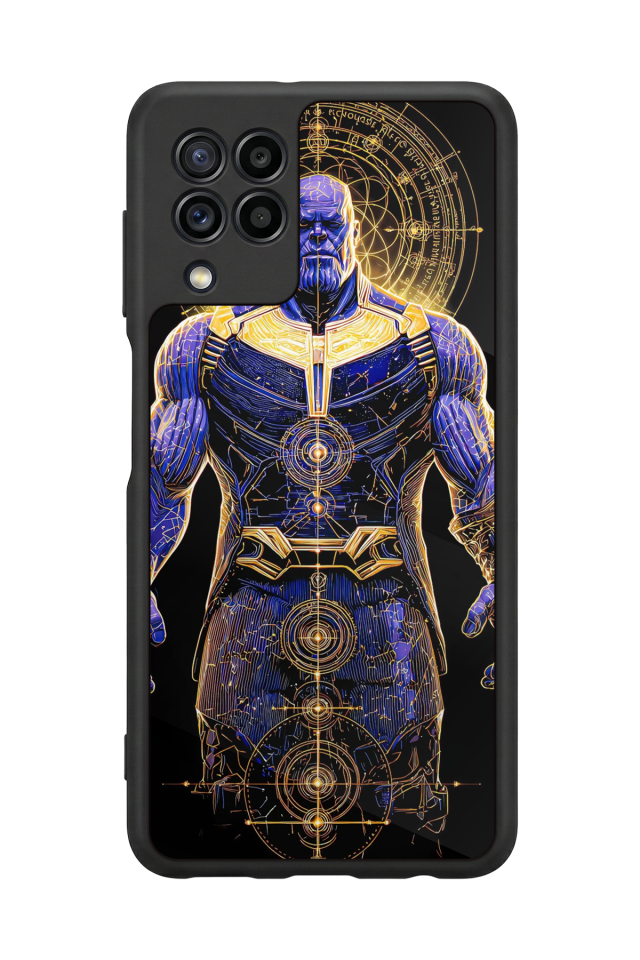 Samsung Galaxy M22 Uyumlu Thanos Tasarımlı Glossy Premium Kılıf