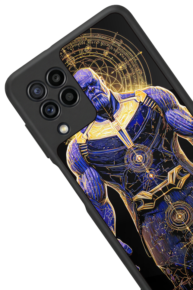 Samsung Galaxy M22 Uyumlu Thanos Tasarımlı Glossy Premium Kılıf