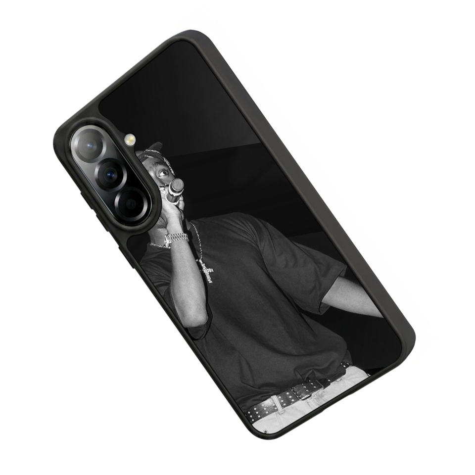 Samsung Galaxy A57 Uyumlu Tupac Tasarımlı Glossy Premium Kılıf