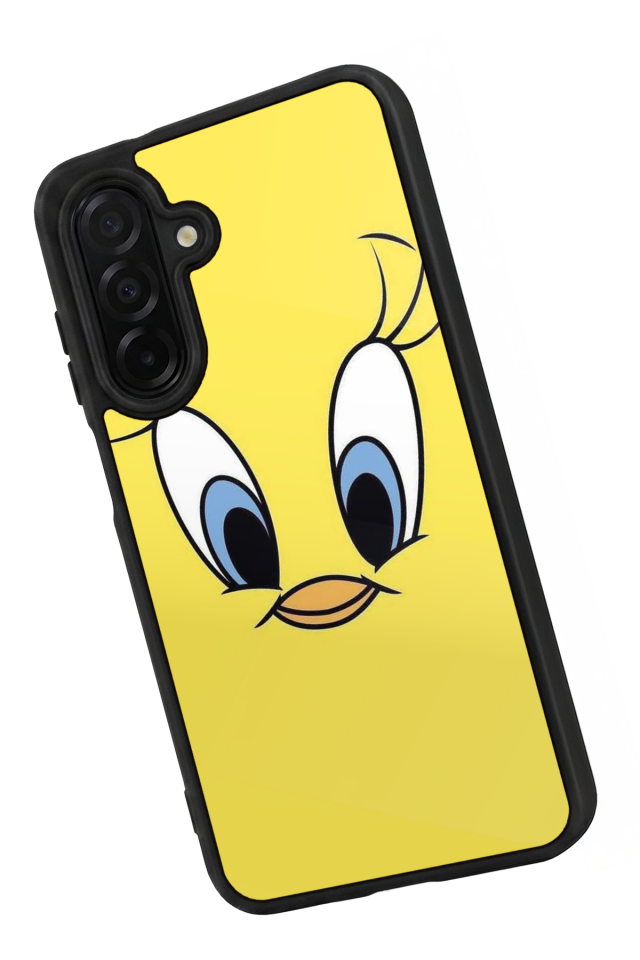 Samsung Galaxy A56 Uyumlu Tweety Tasarımlı Glossy Premium Kılıf