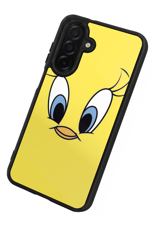 Samsung Galaxy A56 Uyumlu Tweety Tasarımlı Glossy Premium Kılıf
