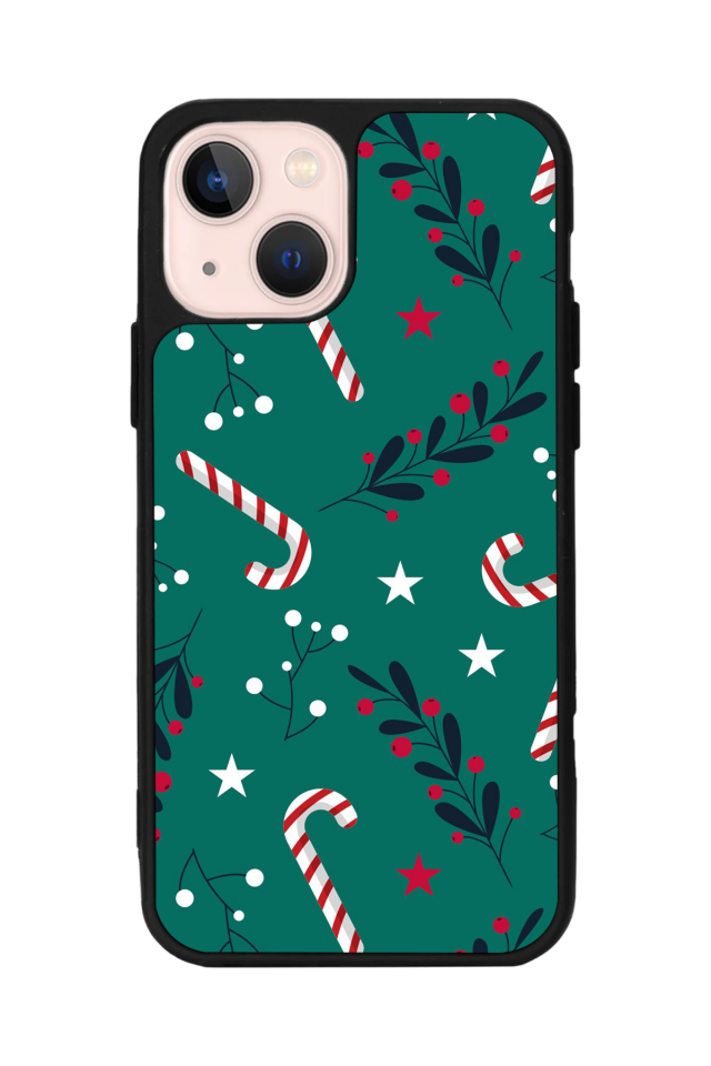 iPhone 14 Plus Uyumlu Yilbasi Christmas Tasarımlı Glossy Premium Kılıf