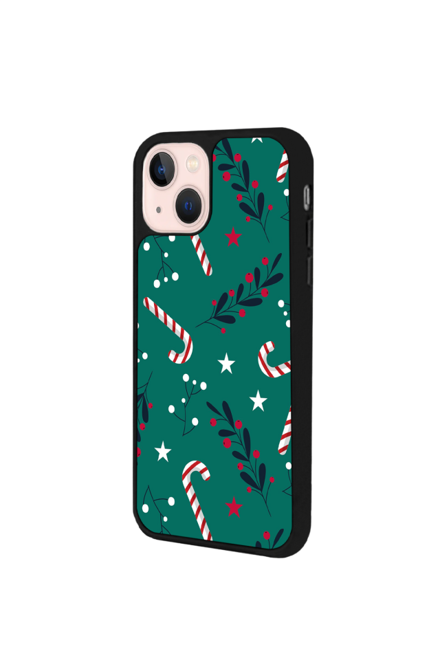 iPhone 14 Plus Uyumlu Yilbasi Christmas Tasarımlı Glossy Premium Kılıf