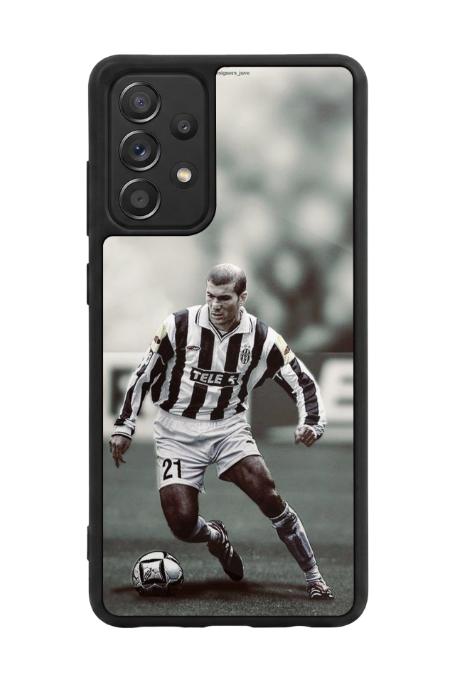 Samsung Galaxy A72 Uyumlu Zidane Tasarımlı Glossy Premium Kılıf