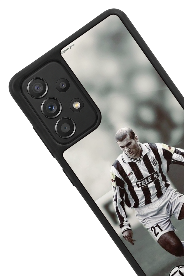 Samsung Galaxy A72 Uyumlu Zidane Tasarımlı Glossy Premium Kılıf