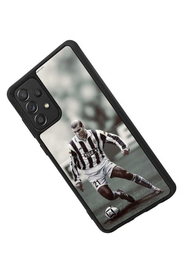 Samsung Galaxy A72 Uyumlu Zidane Tasarımlı Glossy Premium Kılıf