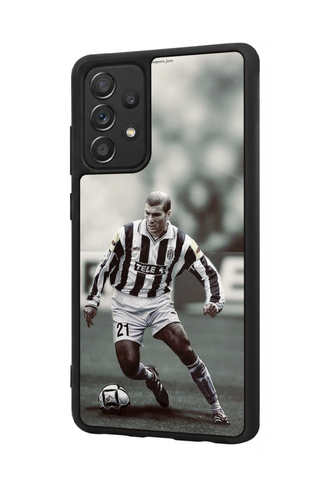 Samsung Galaxy A72 Uyumlu Zidane Tasarımlı Glossy Premium Kılıf