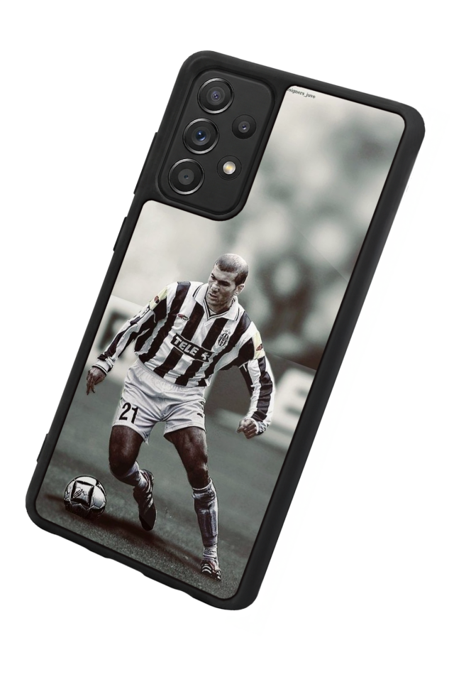 Samsung Galaxy A72 Uyumlu Zidane Tasarımlı Glossy Premium Kılıf