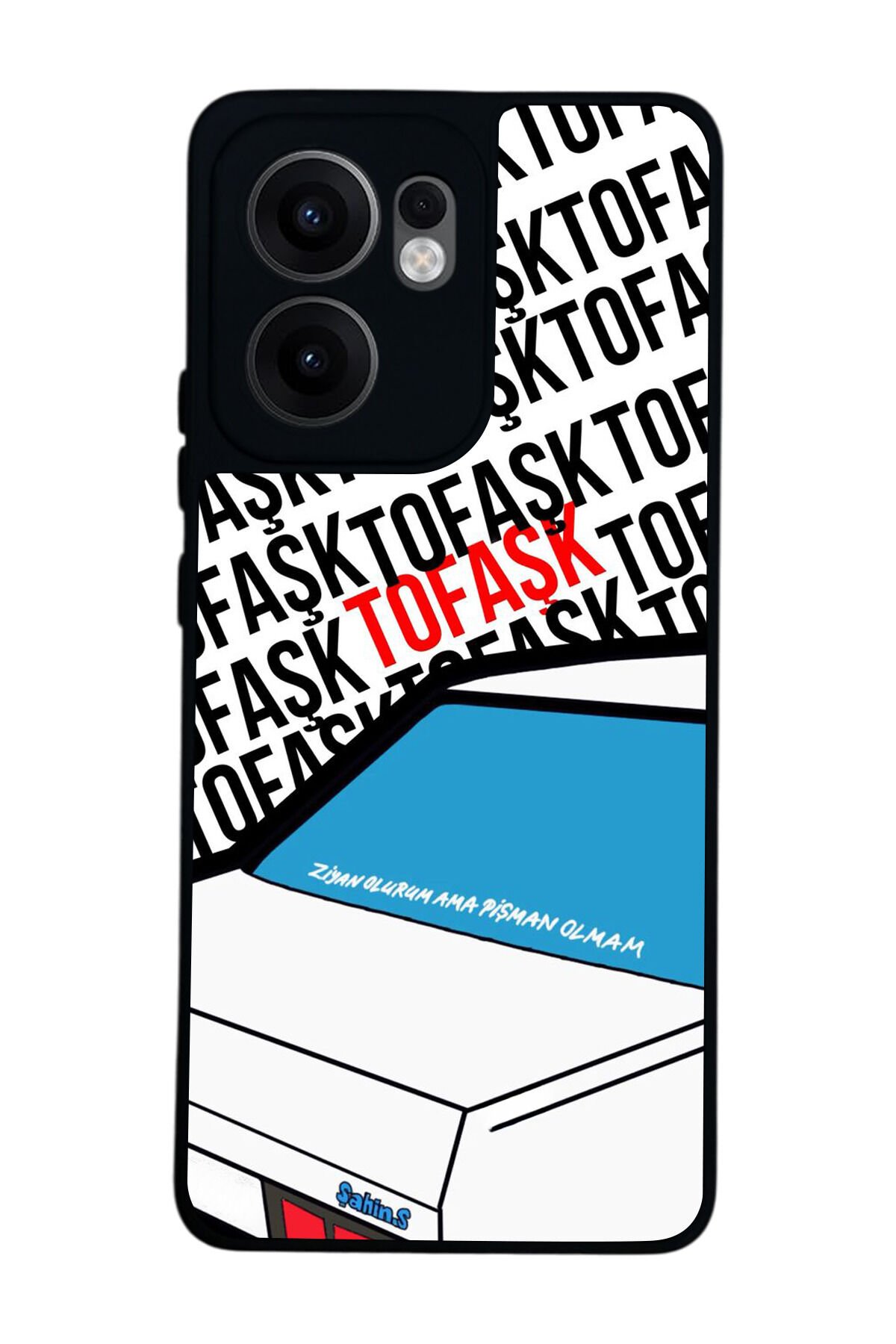 Oppo Reno 13F Uyumlu Tofas Tasarımlı Glossy Premium Kılıf