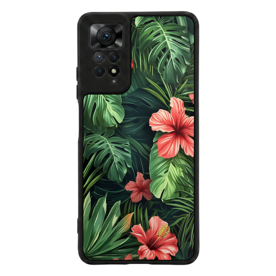 Xiaomi Redmi Note 11 Pro Uyumlu Botanik Tasarımlı Glossy Premium Kılıf