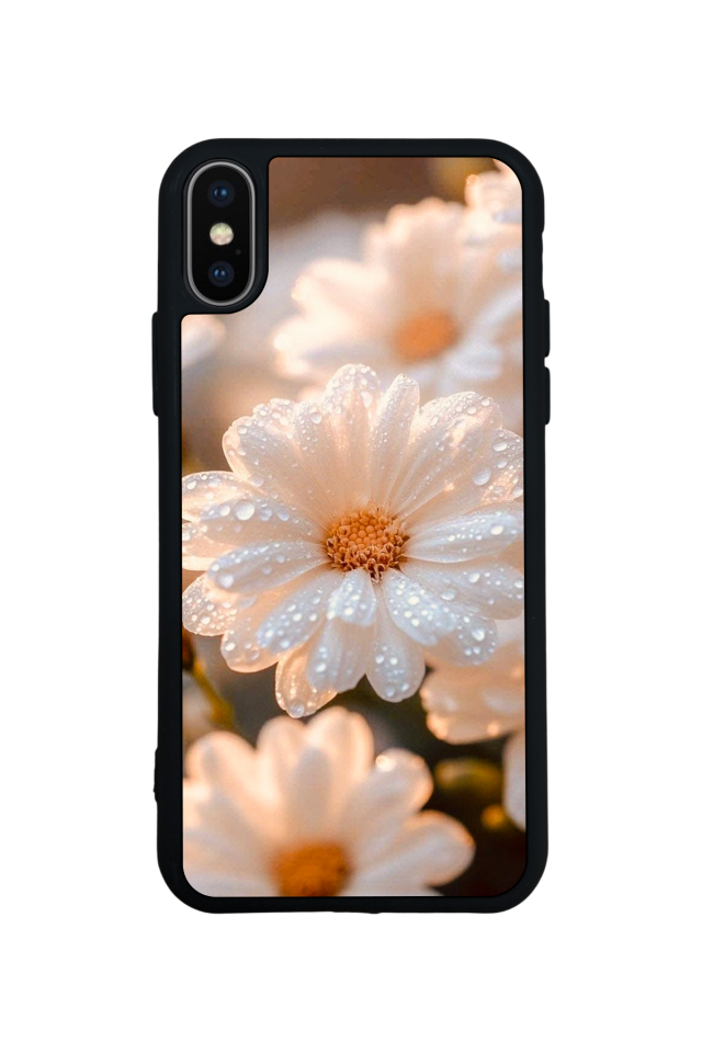 iPhone XS Max Uyumlu Cicek Tasarımlı Glossy Premium Kılıf