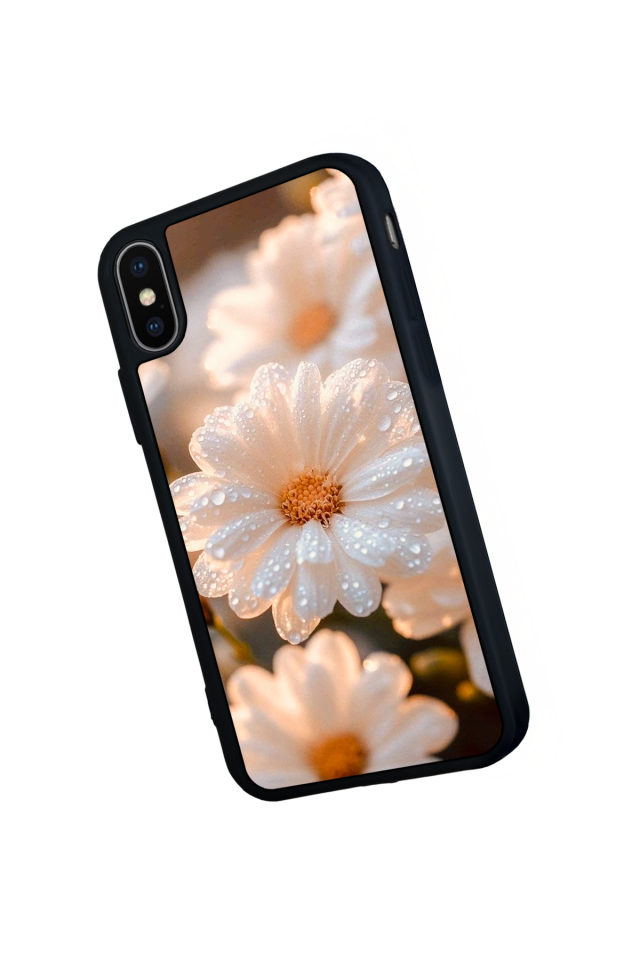 iPhone XS Max Uyumlu Cicek Tasarımlı Glossy Premium Kılıf