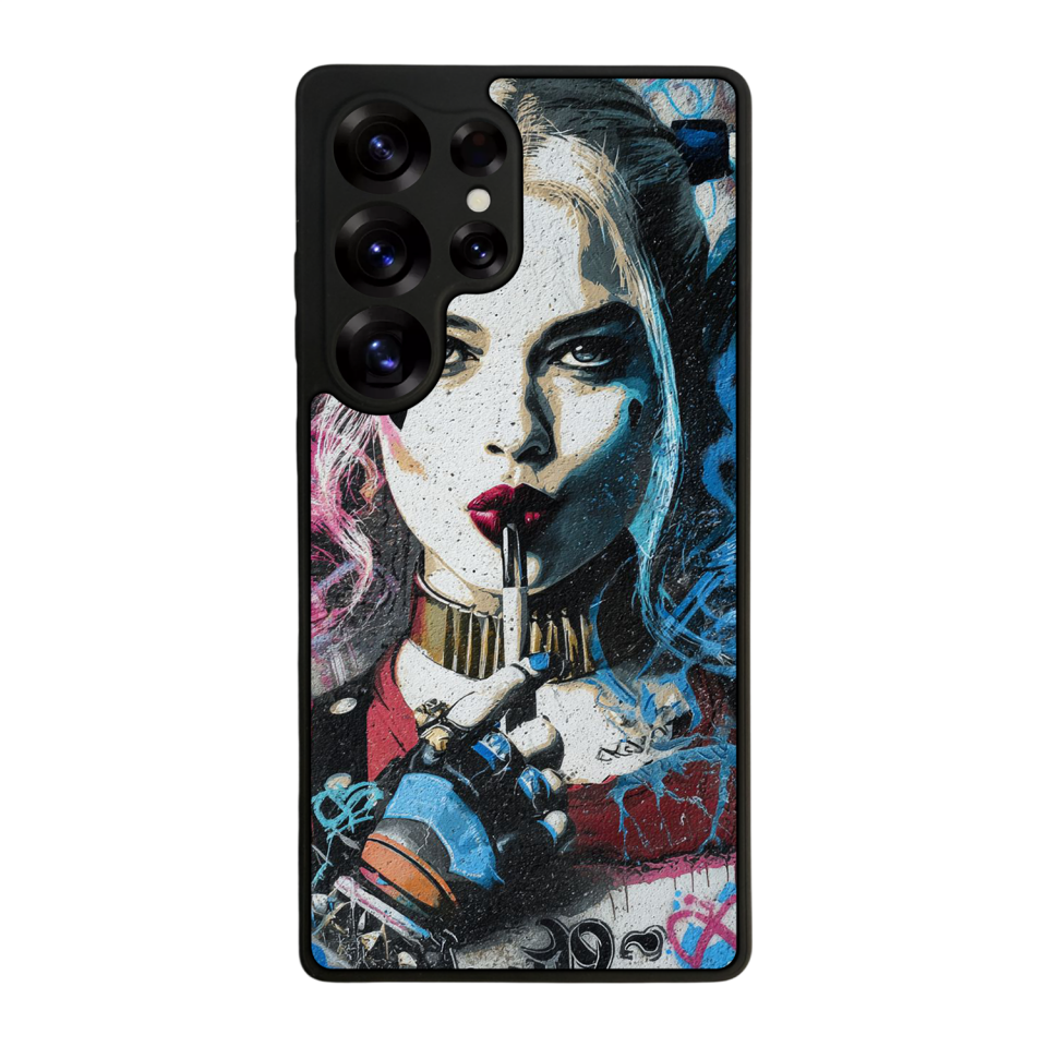 Samsung Galaxy S25 Ultra Uyumlu HarleyQueen Tasarımlı Glossy Premium Kılıf
