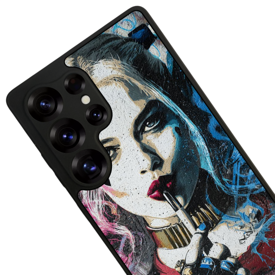 Samsung Galaxy S25 Ultra Uyumlu HarleyQueen Tasarımlı Glossy Premium Kılıf