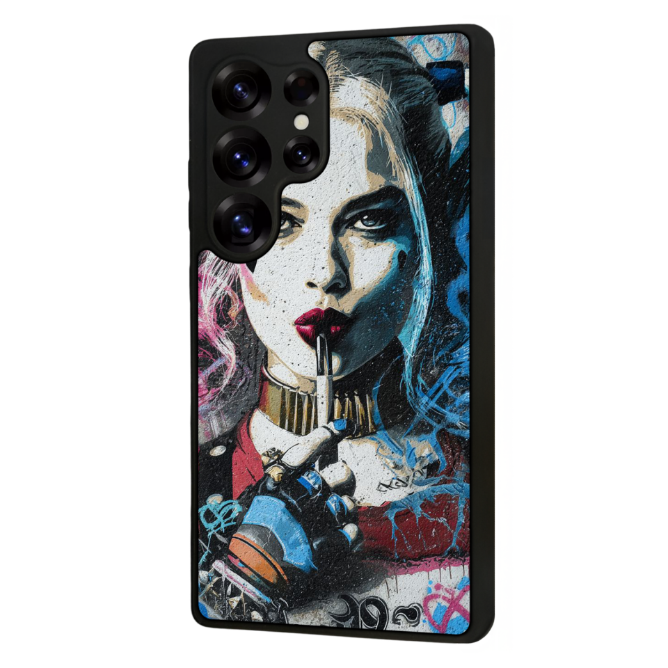 Samsung Galaxy S25 Ultra Uyumlu HarleyQueen Tasarımlı Glossy Premium Kılıf