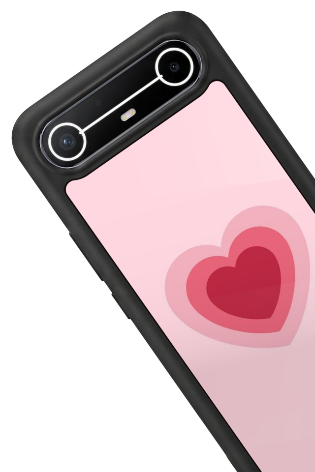 Tecno Spark Slim 5G Uyumlu Kalp Love Tasarımlı Glossy Premium Kılıf