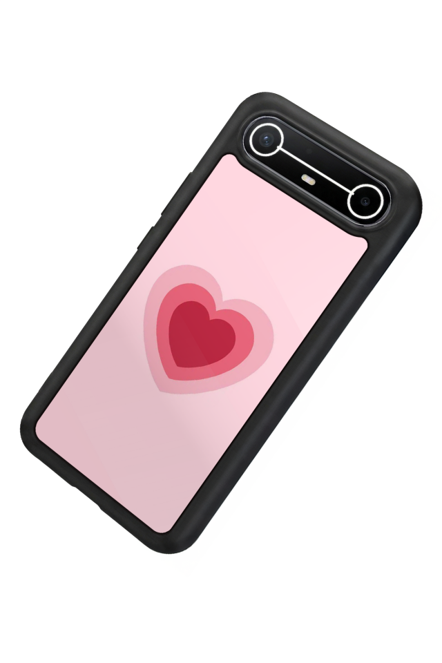 Tecno Spark Slim 5G Uyumlu Kalp Love Tasarımlı Glossy Premium Kılıf
