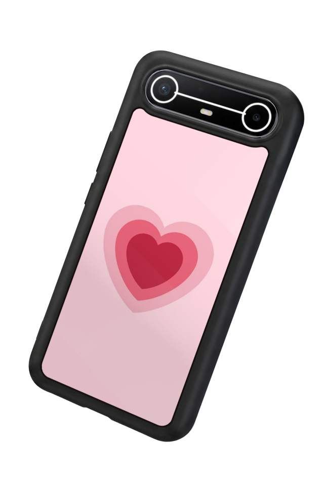 Tecno Spark Slim 5G Uyumlu Kalp Love Tasarımlı Glossy Premium Kılıf
