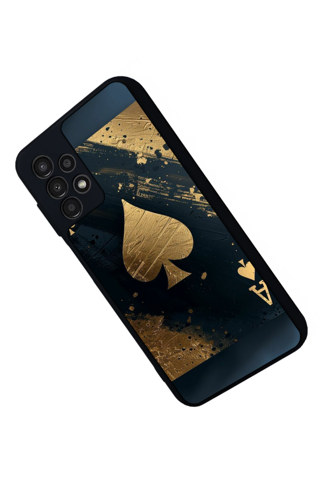 Samsung Galaxy A23 Uyumlu Kart Tasarımlı Glossy Premium Kılıf