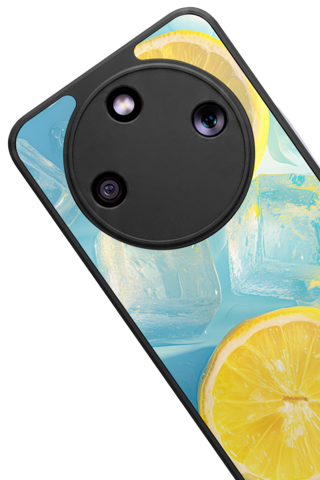 Honor Magic 8 Lite Uyumlu Limon Tasarımlı Glossy Premium Kılıf
