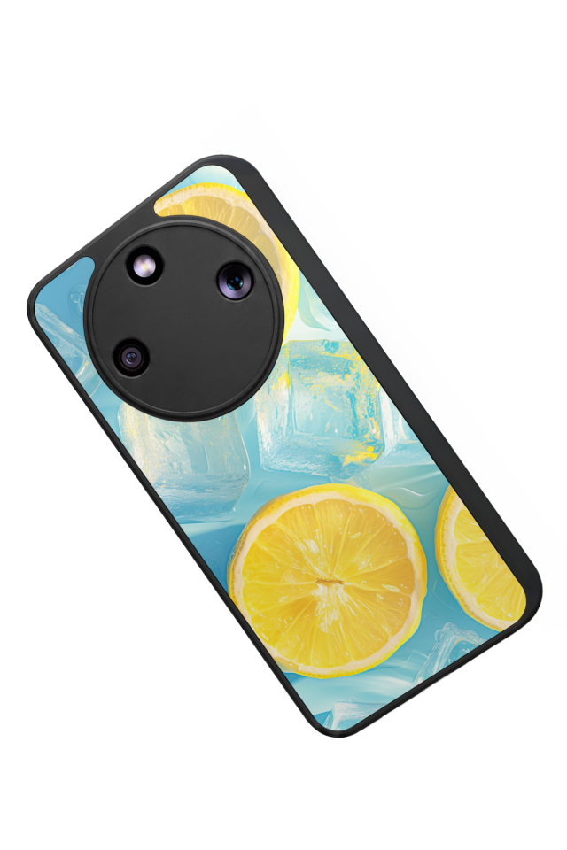 Honor Magic 8 Lite Uyumlu Limon Tasarımlı Glossy Premium Kılıf
