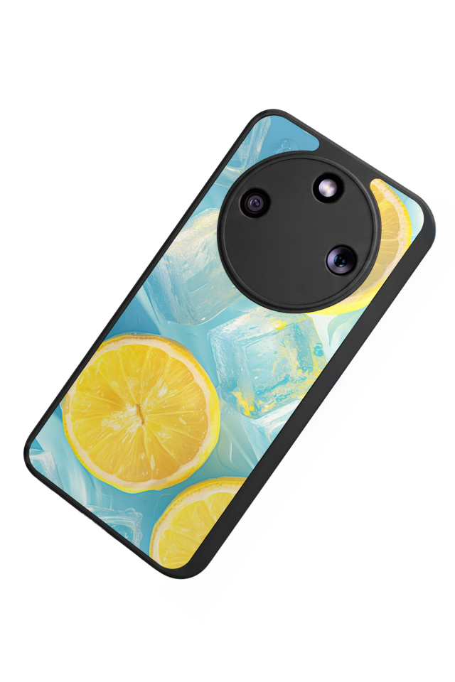 Honor Magic 8 Lite Uyumlu Limon Tasarımlı Glossy Premium Kılıf