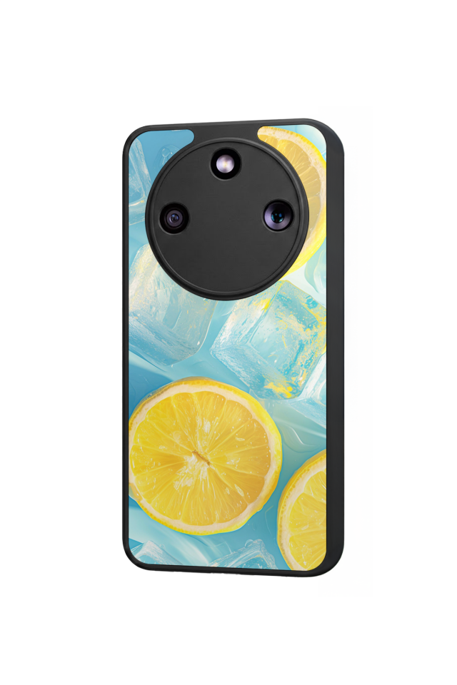 Honor Magic 8 Lite Uyumlu Limon Tasarımlı Glossy Premium Kılıf