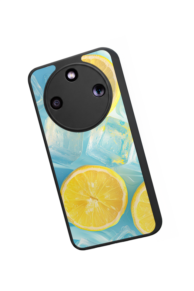 Honor Magic 8 Lite Uyumlu Limon Tasarımlı Glossy Premium Kılıf