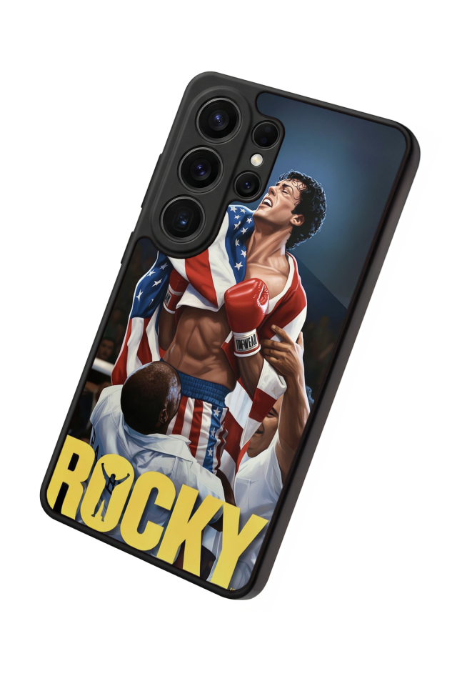 Samsung Galaxy S26 Ultra Uyumlu Rocky Tasarımlı Glossy Premium Kılıf