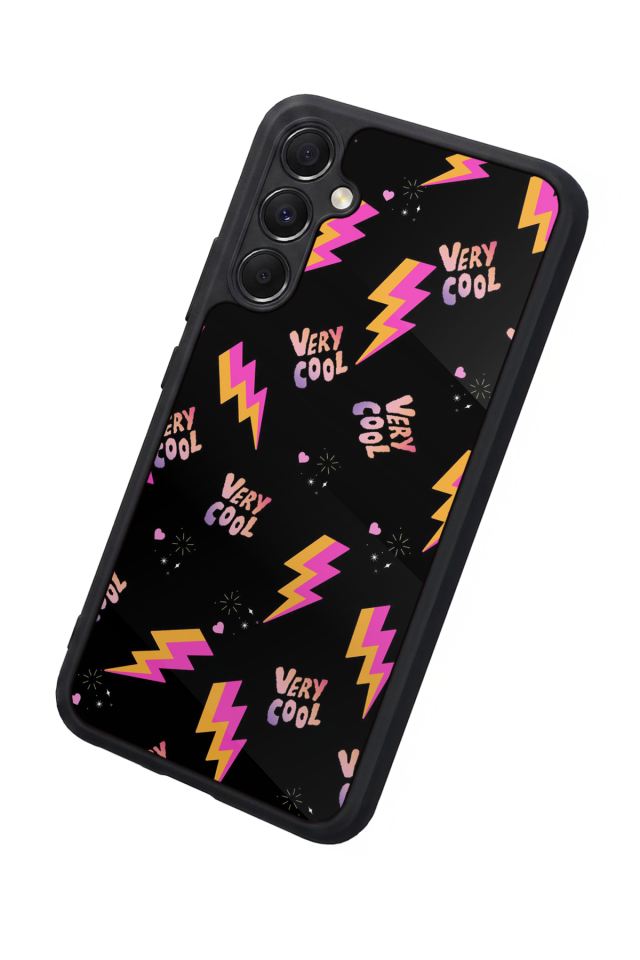 Samsung Galaxy M34 Uyumlu Simsek Tasarımlı Glossy Premium Kılıf